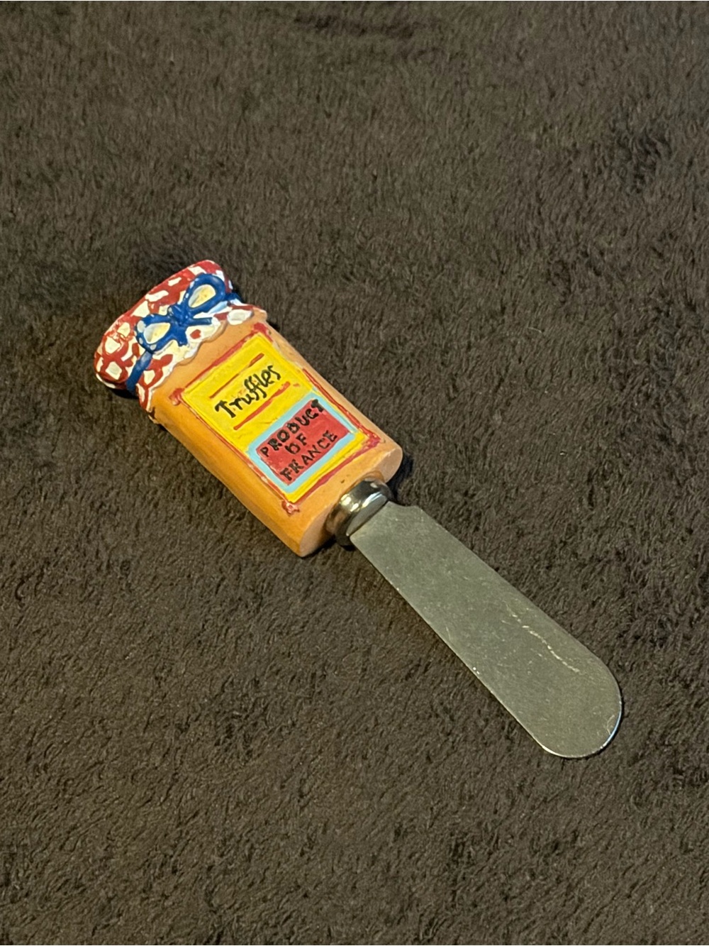 Vintage French Truffles Decorative Spreader Knife